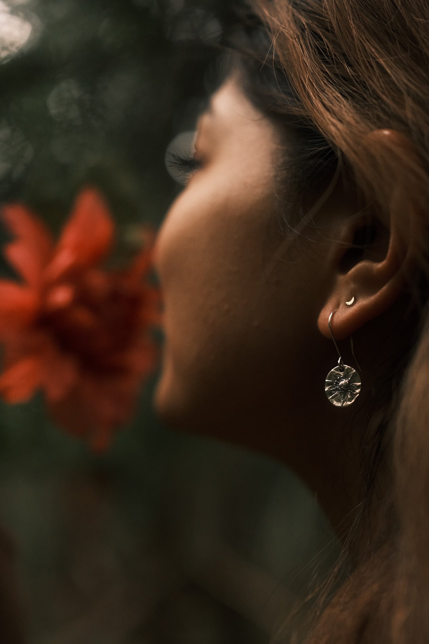 Pod Earrings - Nodding Onion Flower