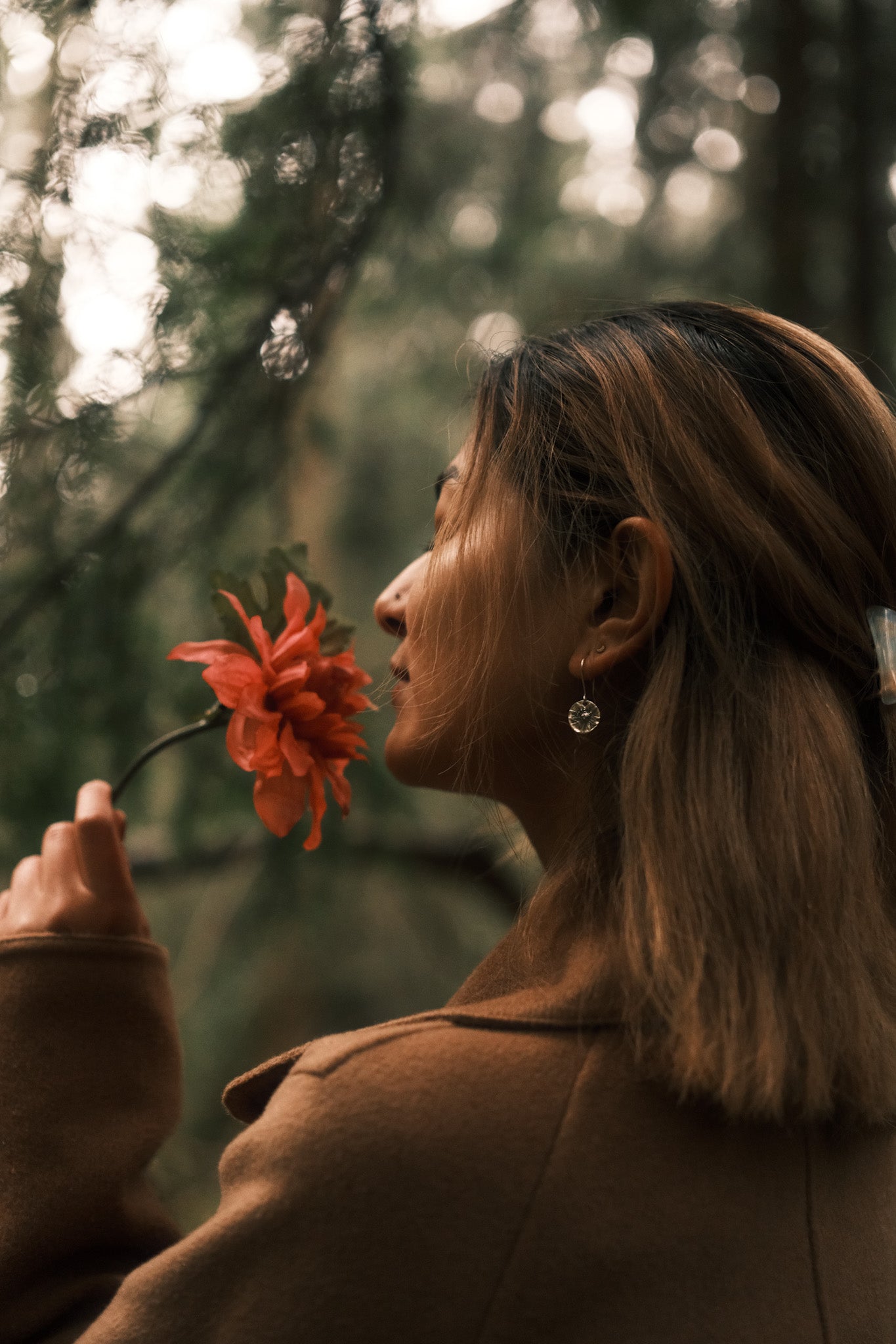 Pod Earrings - Nodding Onion Flower