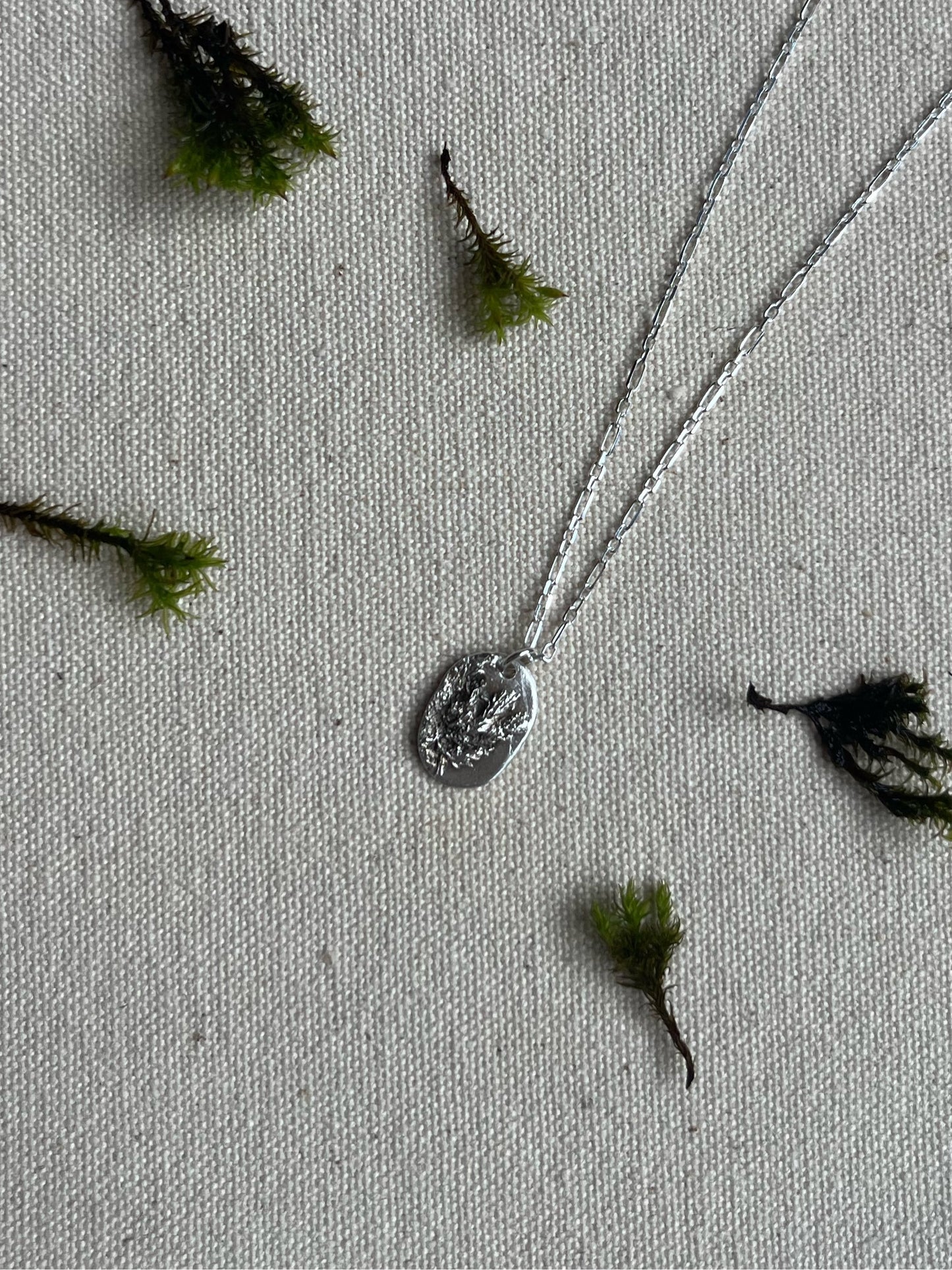 Plant Medallion Necklace - Medium