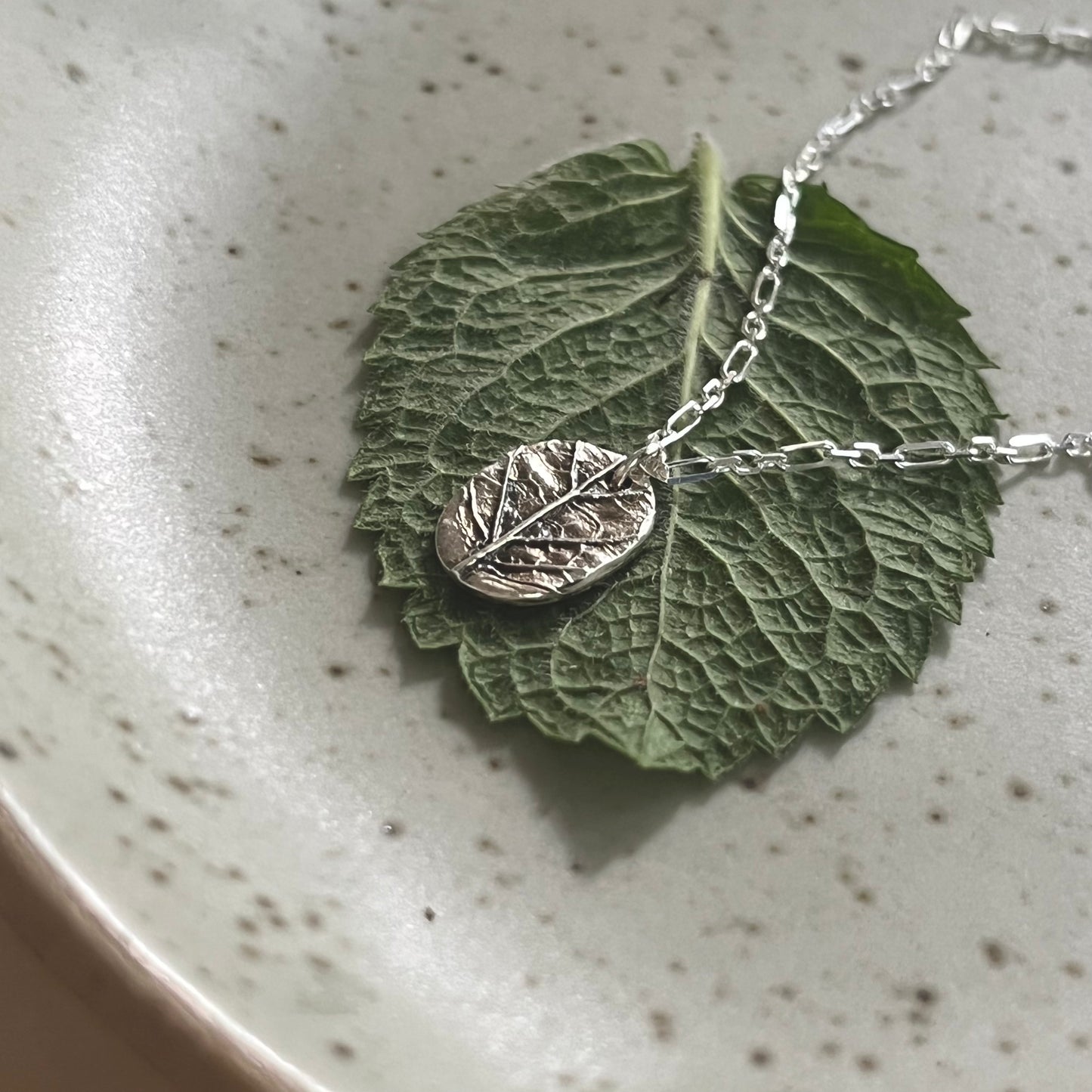 Plant Medallion Necklace - Medium