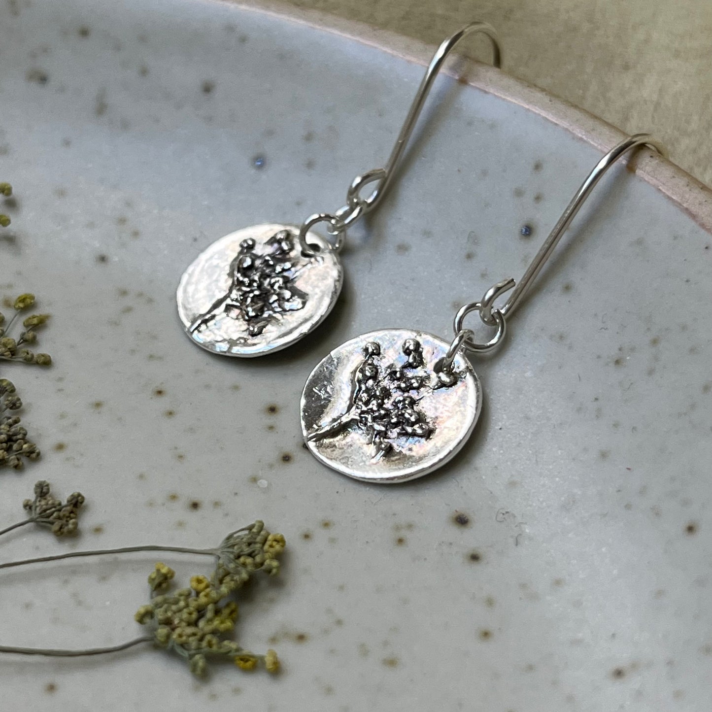 Pod Earrings - Dill Flower